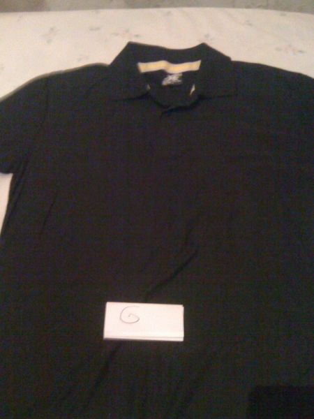camisa polo gg preta